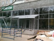 Входная группа в складском комплексе 75 км по Калужскому шоссе